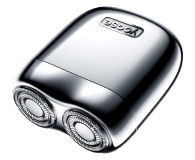 Yoose Golarka męska mini 2 srebrna + trymer do nosa + etui - 1544397 - zdjęcie 2